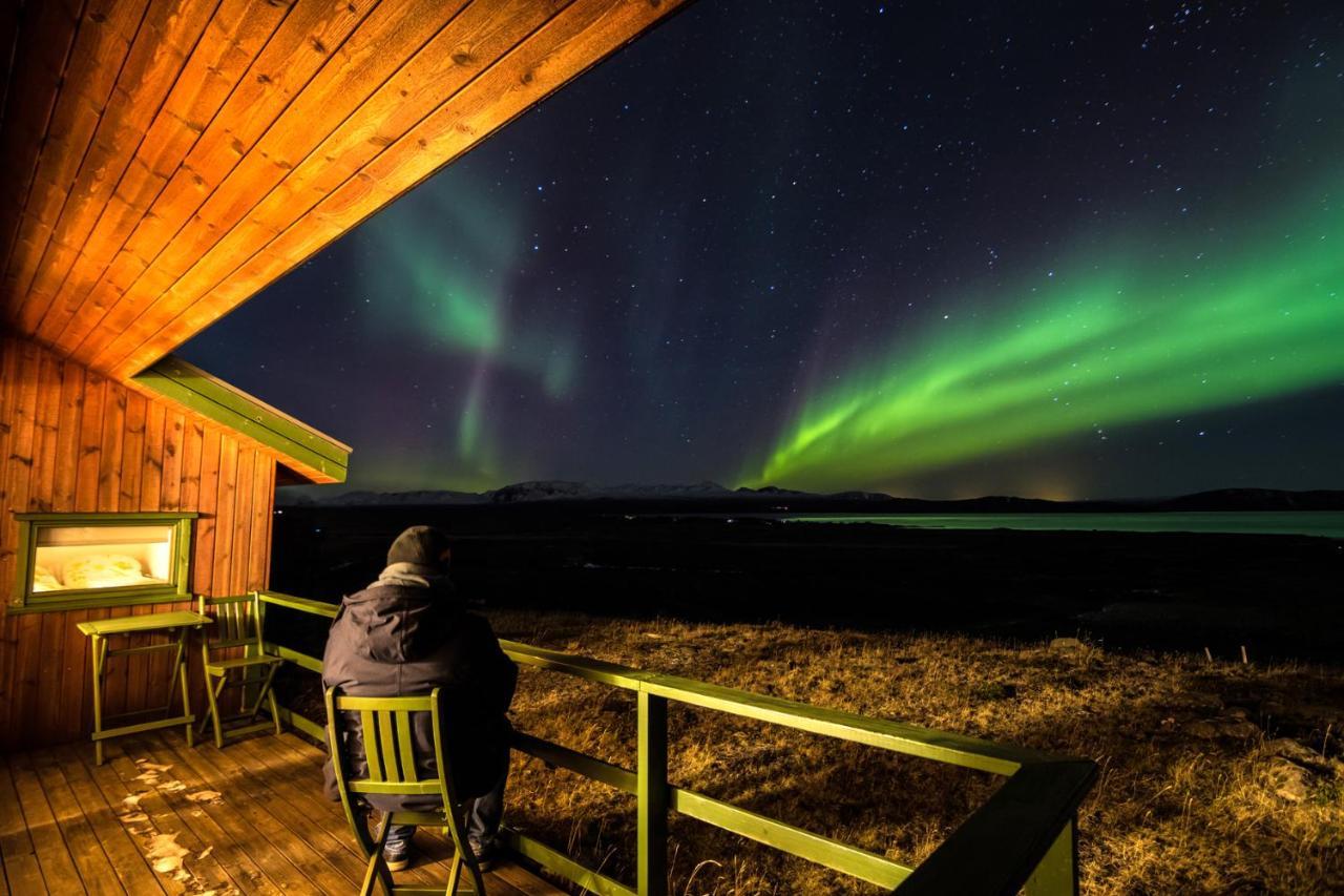 Lake Thingvellir Cottages Blaskogabyggd Bagian luar foto